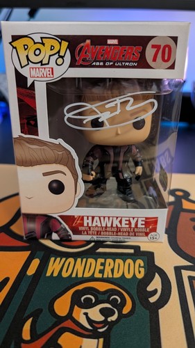 Jeremy renner signed funko - jeremy,