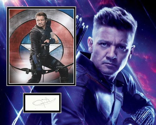 Jeremy renner signed avengers - signed,