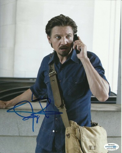 Jeremy renner signed photo - renner,